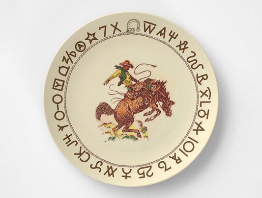 Westward Ho Rodeo Plate